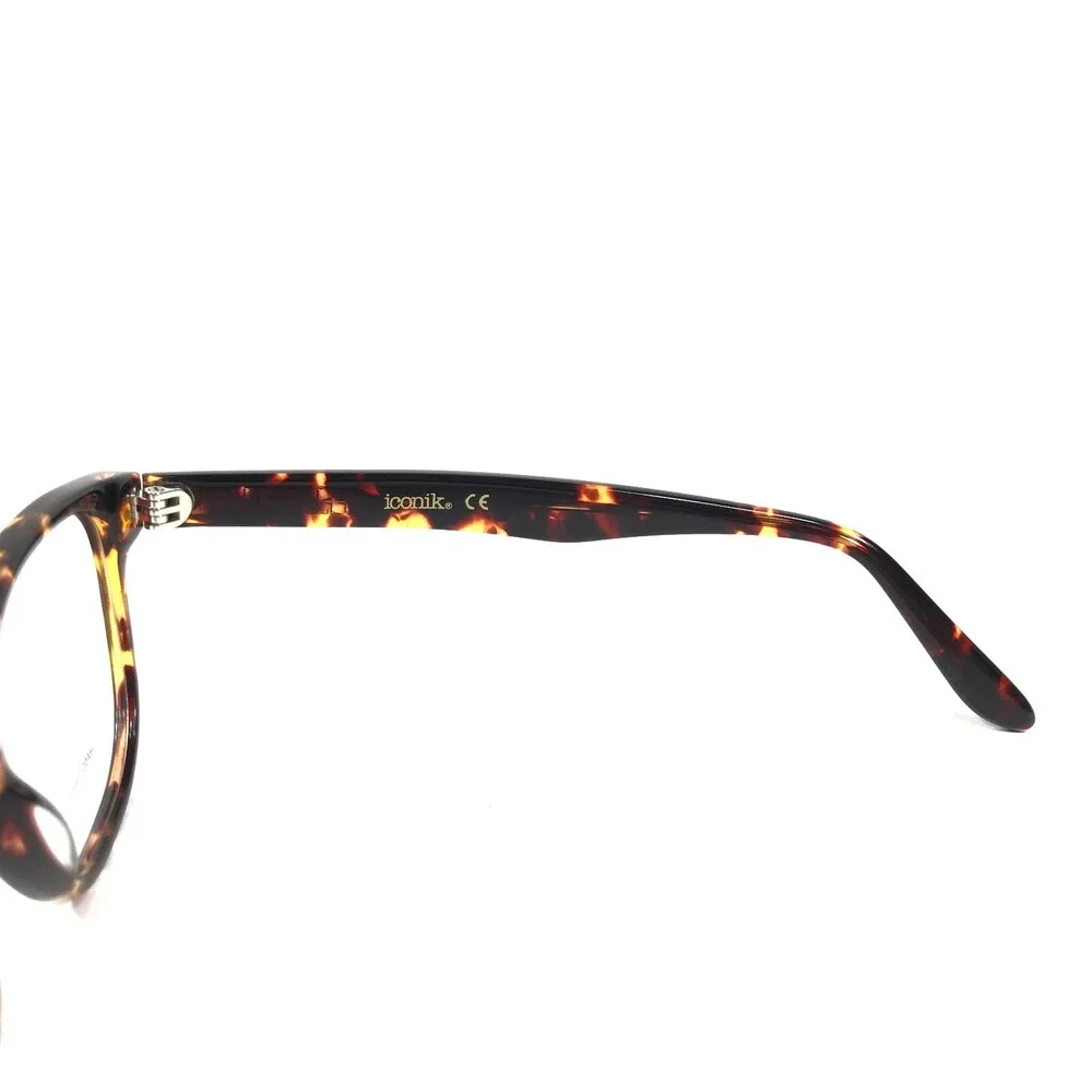 Iconik Eyeglasses Frames Kaylen C02 Brown Tortoise Square Full Rim 49-19-145